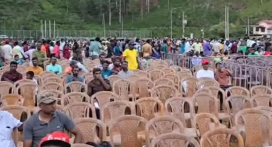 SJB May Day Rally Cut Short as Crowd Disperses